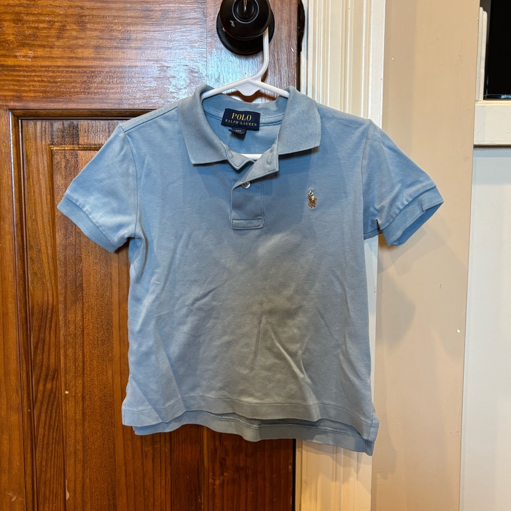 Polo by Ralph Lauren Boys Blue Polo Shirt (Size: 2T)